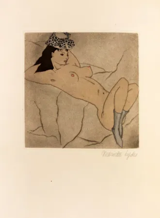 Livro Ilustrado Lydis - Baudelaire. LES FLEURS DU MAL. Gravures de Mariette Lydis. Avec suite complète des gravures en couleurs signées (1928)