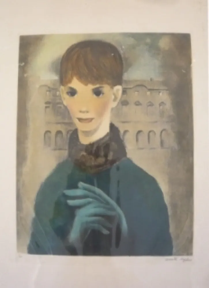 Gravura Lydis - Femme aux gants