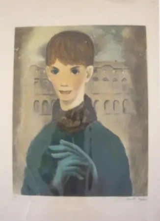 Gravura Lydis - Femme aux gants