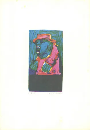 Litografia Maccari - L'ultimo grido