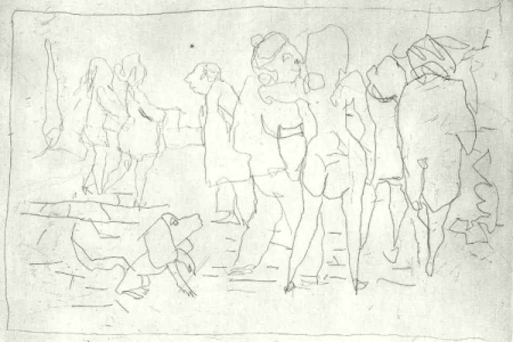 Água-Forte E Água-Tinta Maccari - Nell'orto di Mino Maccari