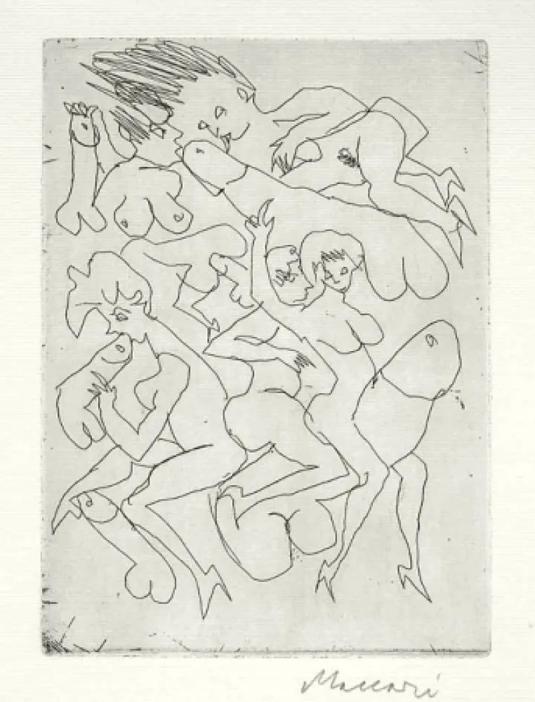 Gravura Maccari - Senza titolo
