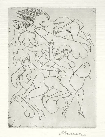 Gravura Maccari - Senza titolo