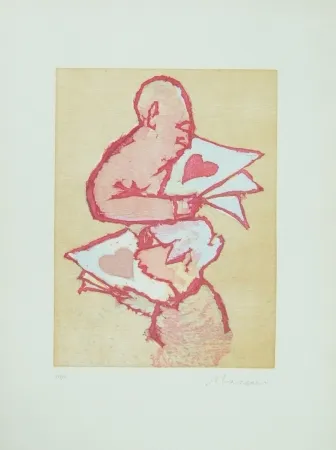 Linogravura Maccari - Senza titolo