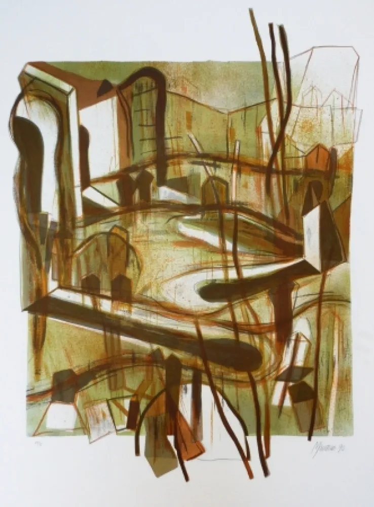 Litografia Macotela - Personas y sus sombras