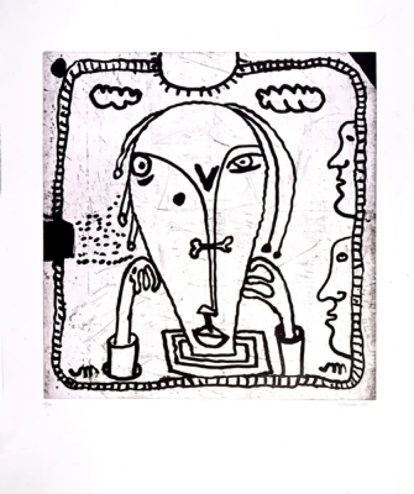 Água-Forte E Água-Tinta Macréau - Sans titre