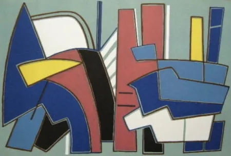 Litografia Magnelli - Composition