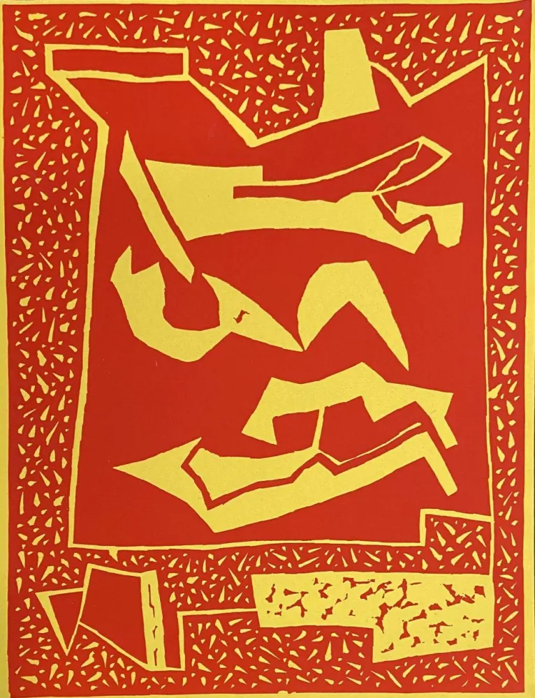 Xilogravura Magnelli - Composition 66