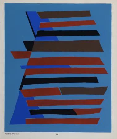 Estêncil Magnelli - Composition XX, 1952