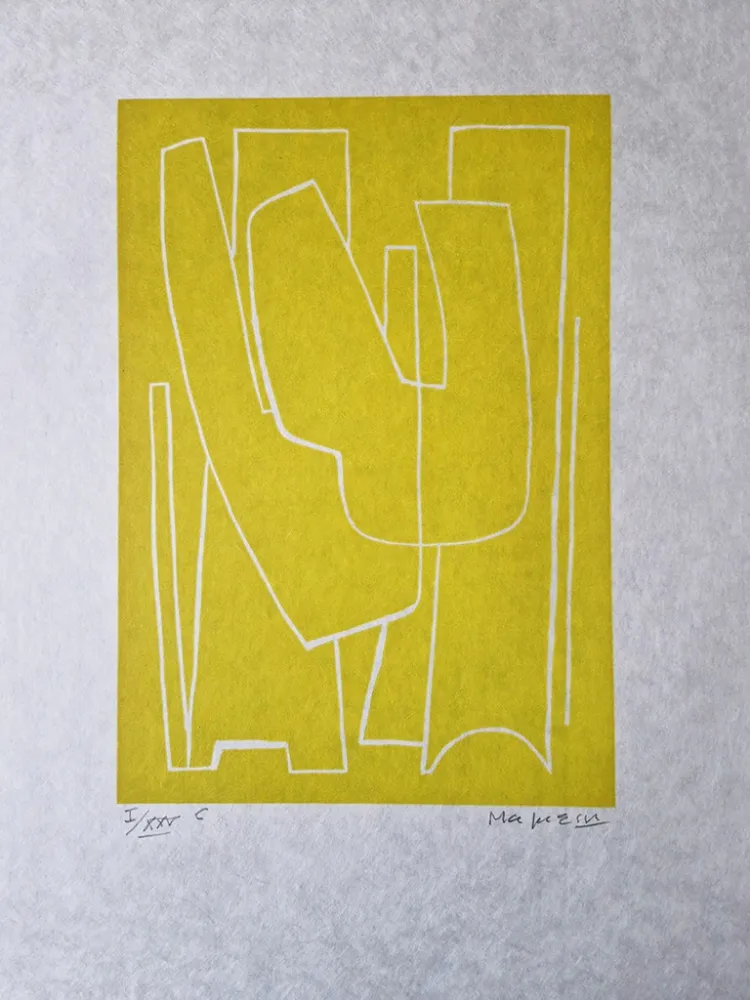 Linogravura Magnelli - La passeggiata