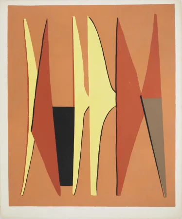 Litografia Magnelli - Trois motifs abstraits