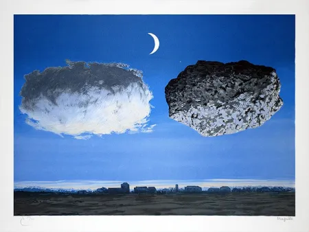 Litografia Magritte - La Bataille de l'Argonne