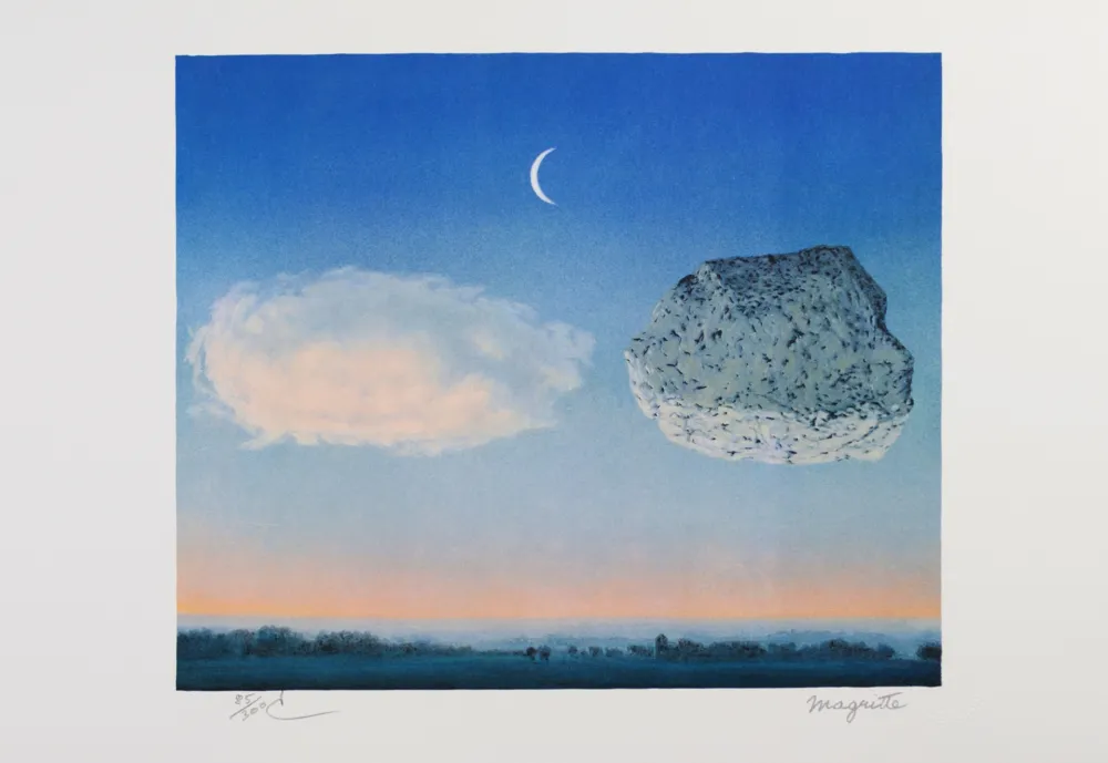 Litografia Magritte - La Bataille de l’Argonne (The Battle of the Argonne)