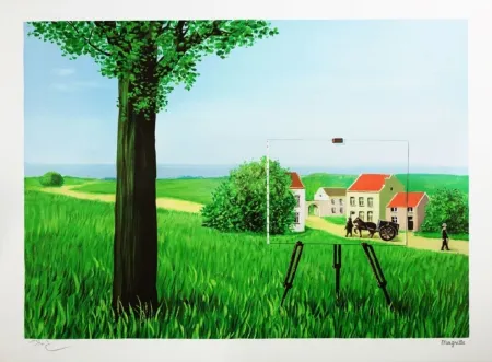 Litografia Magritte - La Belle Captive