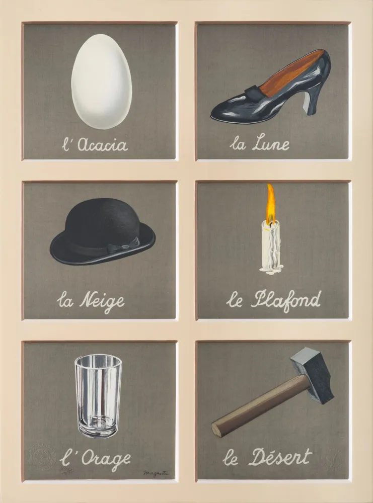 Litografia Magritte - La Clé des Songes