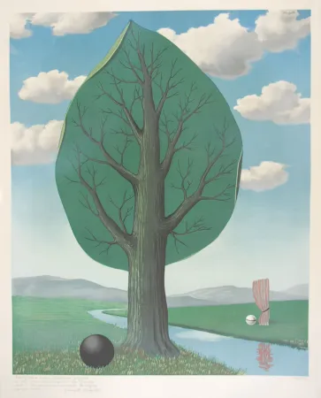 Litografia Magritte - La Géante