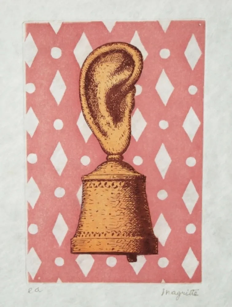 Água-Forte E Água-Tinta Magritte - La leçon de musique