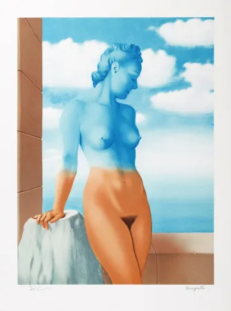 Litografia Magritte - La Magie Noire (Black Magic)