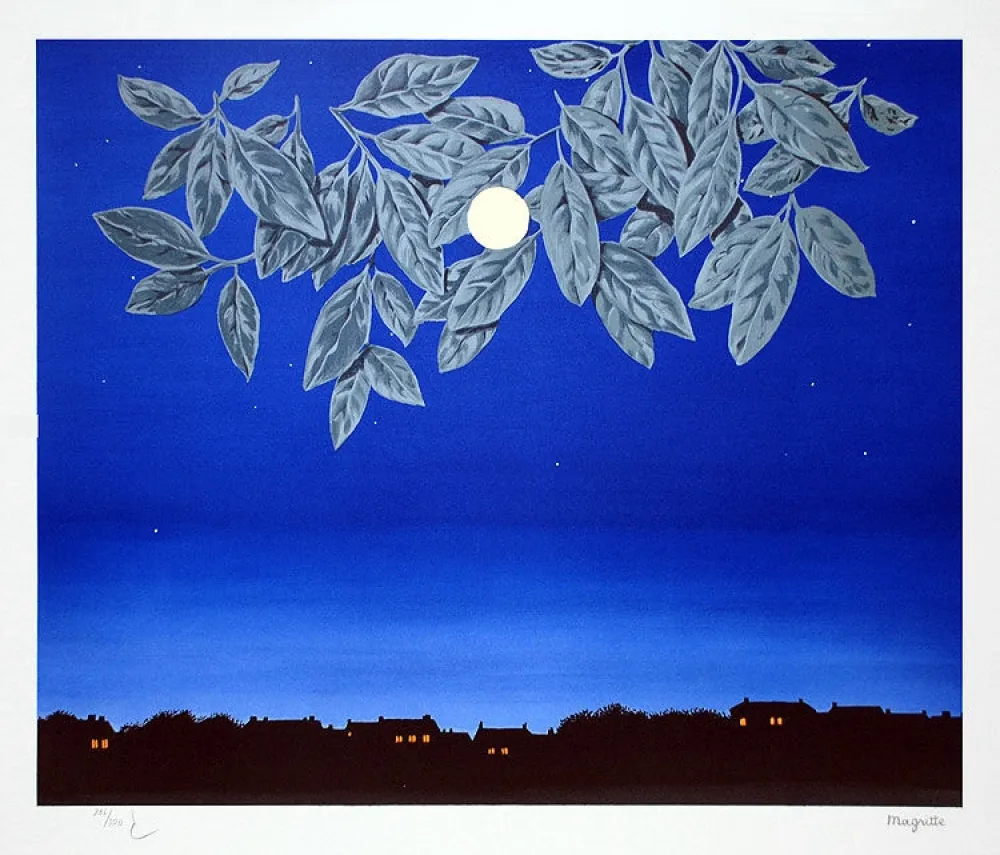 Litografia Magritte - La Page Blanche