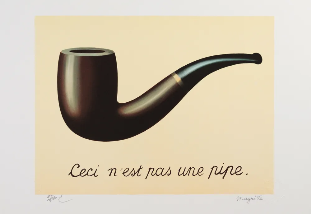Litografia Magritte - La Trahison des Images (The Treachery of Images)