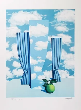 Litografia Magritte - Le beau monde