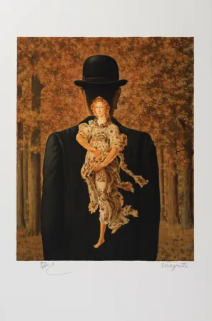 Litografia Magritte - Le Bouquet tout fait (The Ready-Made Bouquet)