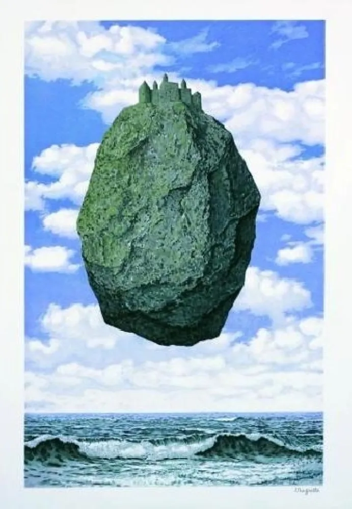 Litografia Magritte - Le chateau des Pyrenees