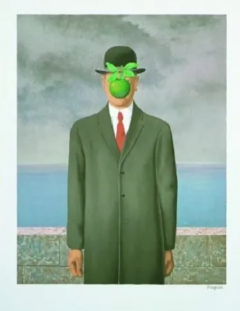 Litografia Magritte - Le fils de l'homme, 1964