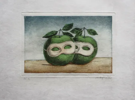 Água-Forte E Água-Tinta Magritte - Le Prêtre Marie