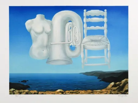 Litografia Magritte - Le Temps Menaçant