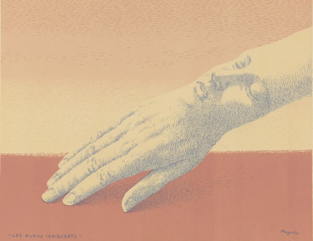 Litografia Magritte - Les Bijoux Indiscrets