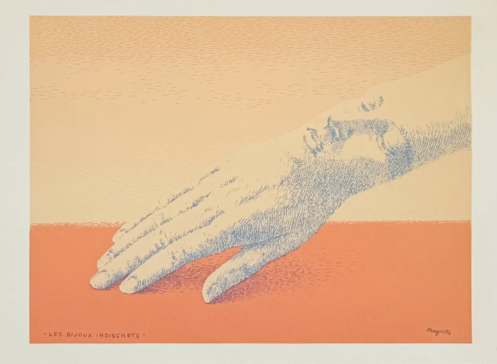 Litografia Magritte - Les bijoux indiscrets