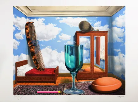 Litografia Magritte - Les Valeurs Personnelles (Personal Values)