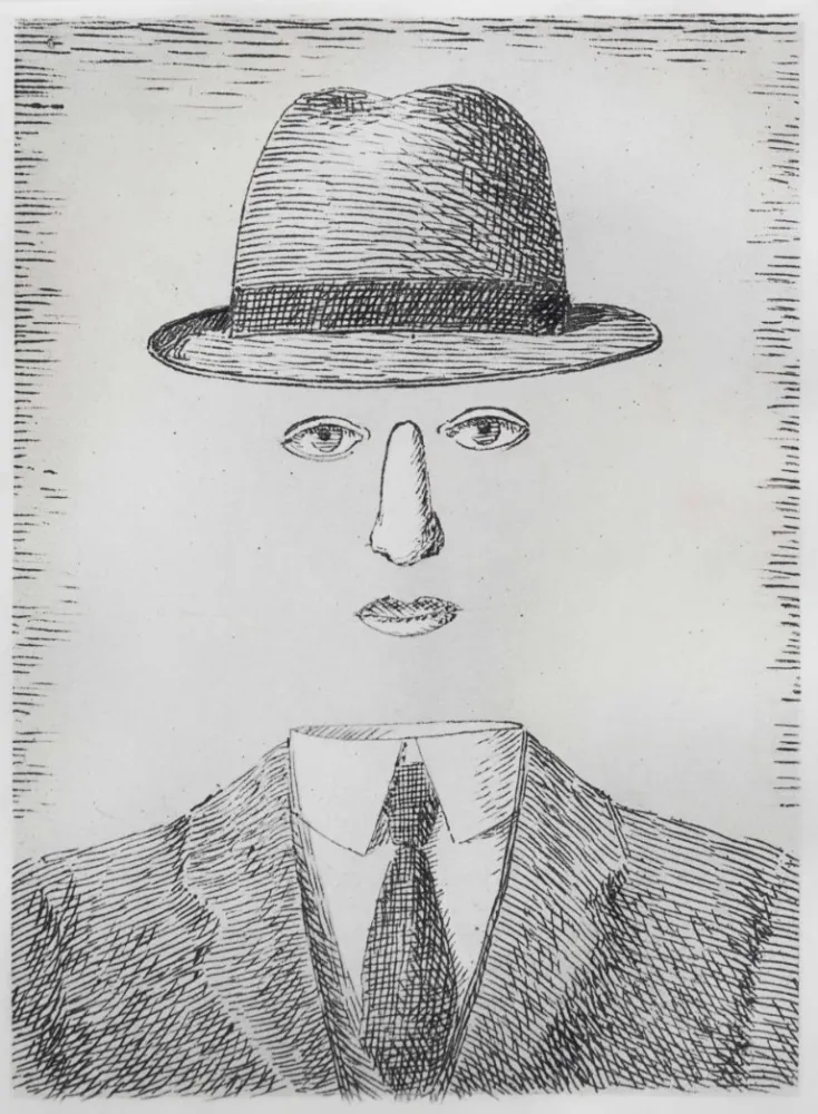 Água-Forte Magritte - Paysage de Baucis