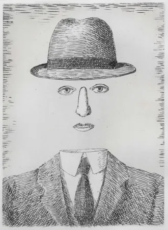 Água-Forte Magritte - Paysage de Baucis