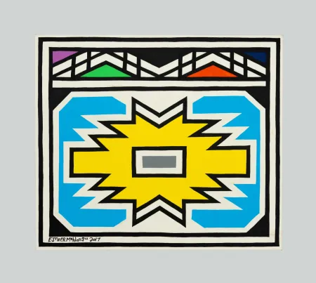 Sem Técnica Mahlangu - Ndebele pattern