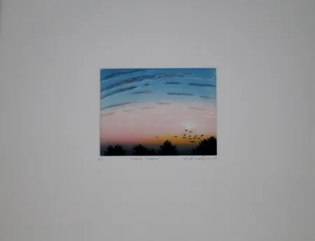 Água-Forte E Água-Tinta Maibaum - Abend-Morgen