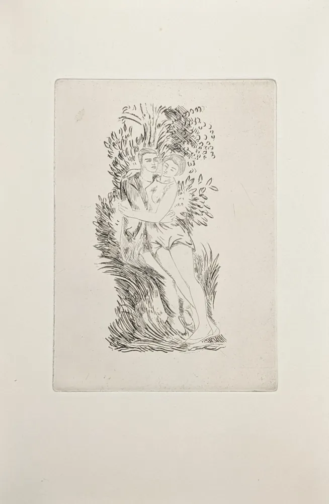 Gravura Maillol - Untitled, from Livret de Folastries