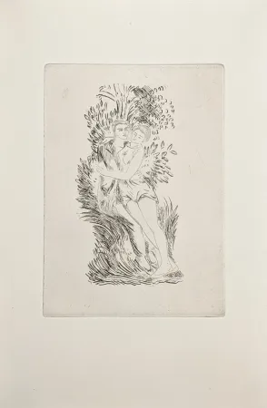 Gravura Maillol - Untitled, from Livret de Folastries