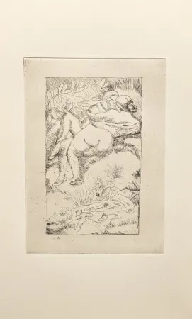 Gravura Maillol - Untitled, from Livret de Folastries