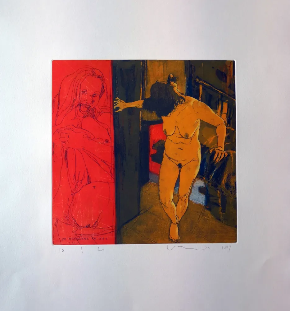 Água-Forte E Água-Tinta Mair - Se recourbe en Lyre