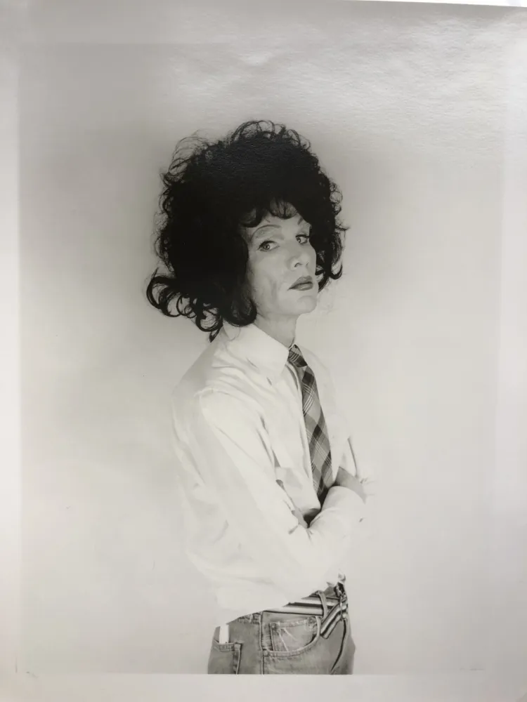 Fotografia Makos - Andy Warhol, dark wig (Altered Images)