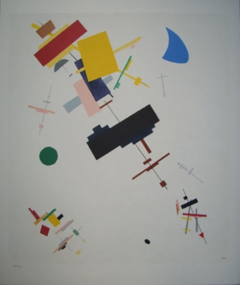 Litografia Malevitch - Composition