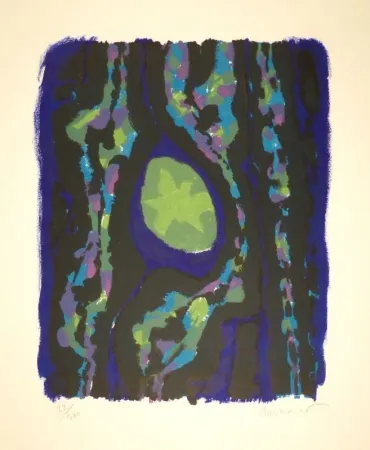 Litografia Manessier - Advent