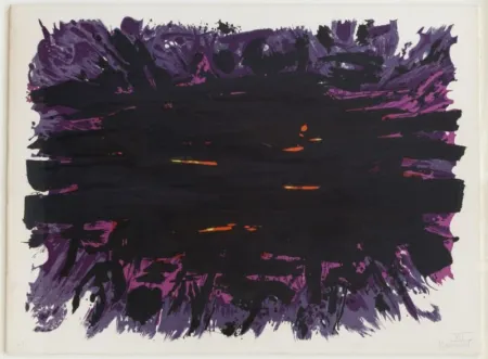 Litografia Manessier - Composition abstraite 