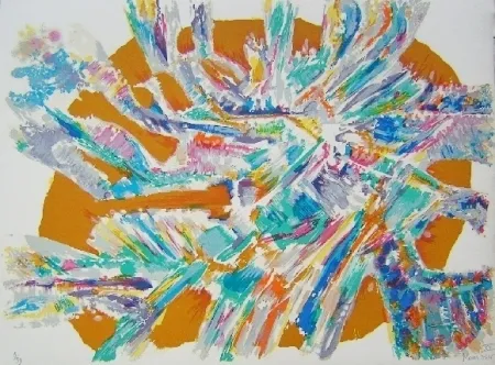 Litografia Manessier - Composition XV