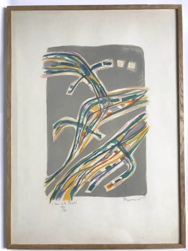 Litografia Manessier - L'Eau et la pureté