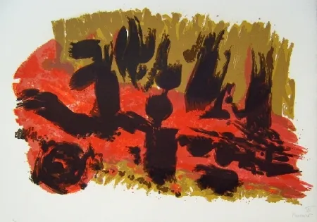 Litografia Manessier - Suite de Pâques Les saintes femmes