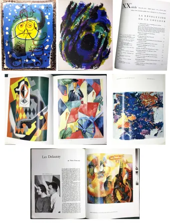 Litografia Manessier - XXe SIÈCLE (nouvelle série). XXIIe Année. No 15, Noël 1960. LA RÉVOLUTION DE LA COULEUR (Miró, Manessier).