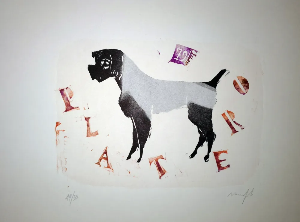 Linogravura Manfredi - Platero